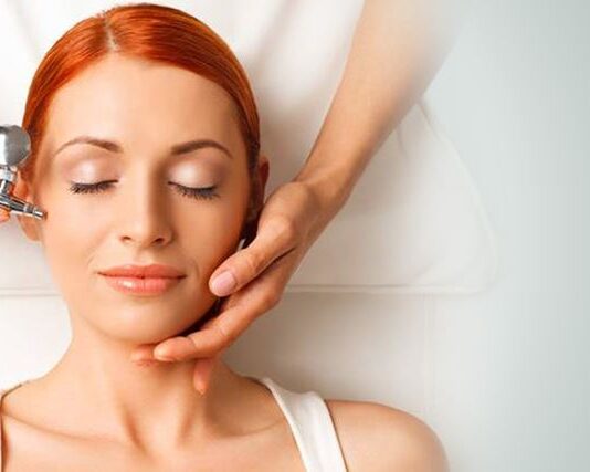 Trattamento ossigenoterapia viso