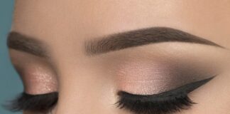 Trucco occhi intenso e seducente